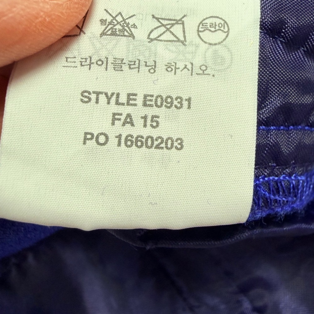 J.Crew Martie Pants Womens 8 Blue NEW Wool Blend Cropped Tailored E0931 - Picture 10 of 12